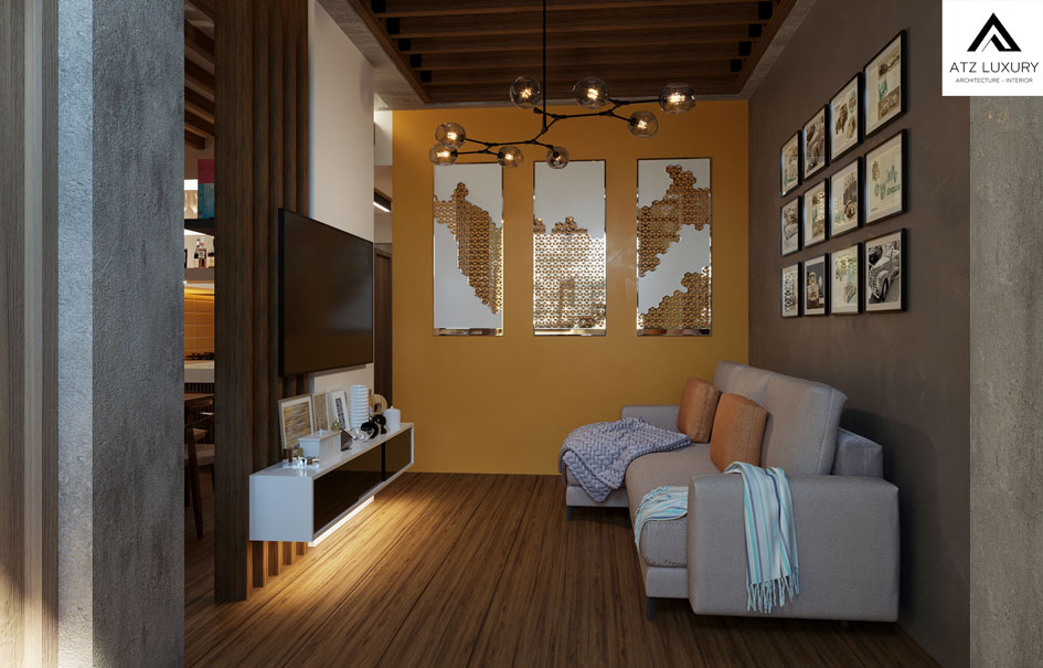 Mẫu thiết kế biệt thự nhà phố 2 tầng 200m2 tại Thanh Oai 2 Hình ảnh mẫu thiết kế nhà phố 2 tầng 200m2