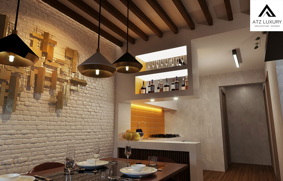Mẫu thiết kế biệt thự nhà phố 2 tầng 200m2 tại Thanh Oai 4 Hình ảnh mẫu thiết kế nhà phố 2 tầng 200m2