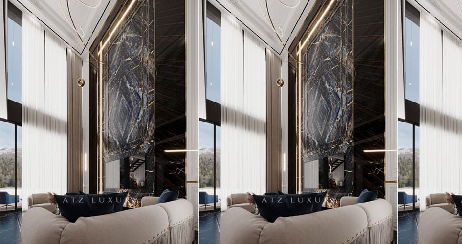 Mẫu thiết kế biệt thự Vinhomes Green Bay 300m2 hiện đại với màu sắc ấn tượng