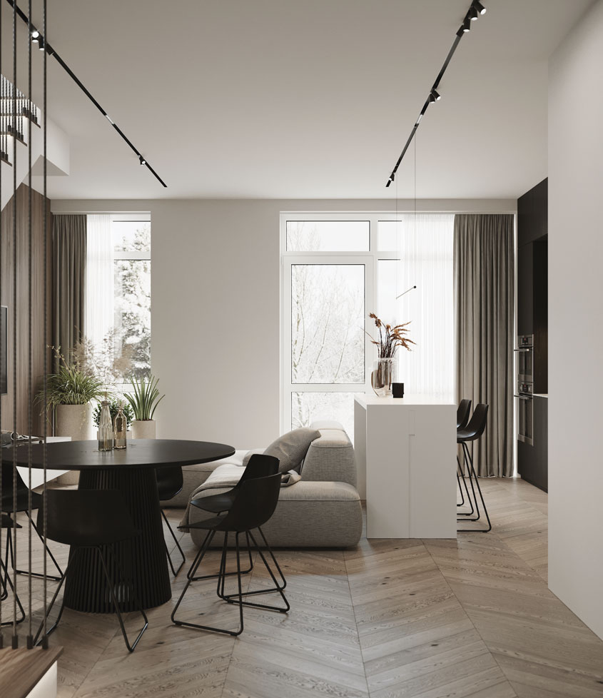 Mẫu biệt thự nhà phố 3 tầng 80m2 kiểu mái bằng tại Vĩnh Phúc 4 Mẫu nhà phố 3 tầng mái bằng 80m2 tại Vĩnh Phúc