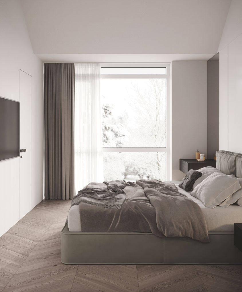 Mẫu biệt thự nhà phố 3 tầng 80m2 kiểu mái bằng tại Vĩnh Phúc 7 Mẫu nhà phố 3 tầng mái bằng 80m2 tại Vĩnh Phúc