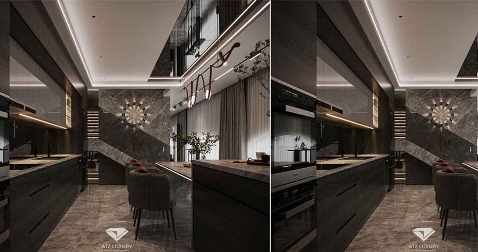 Mẫu thiết kế nội thất biệt thự cao cấp 350m2 tại Bắc Ninh