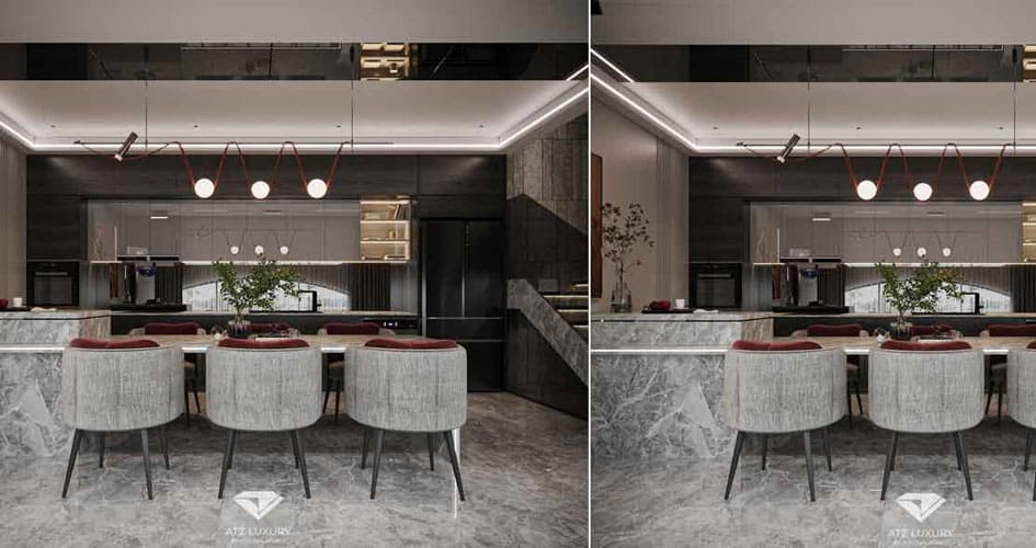 Mẫu thiết kế nội thất biệt thự cao cấp 350m2 tại Bắc Ninh