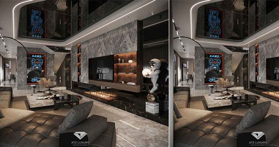Mẫu thiết kế nội thất biệt thự cao cấp 350m2 tại Bắc Ninh