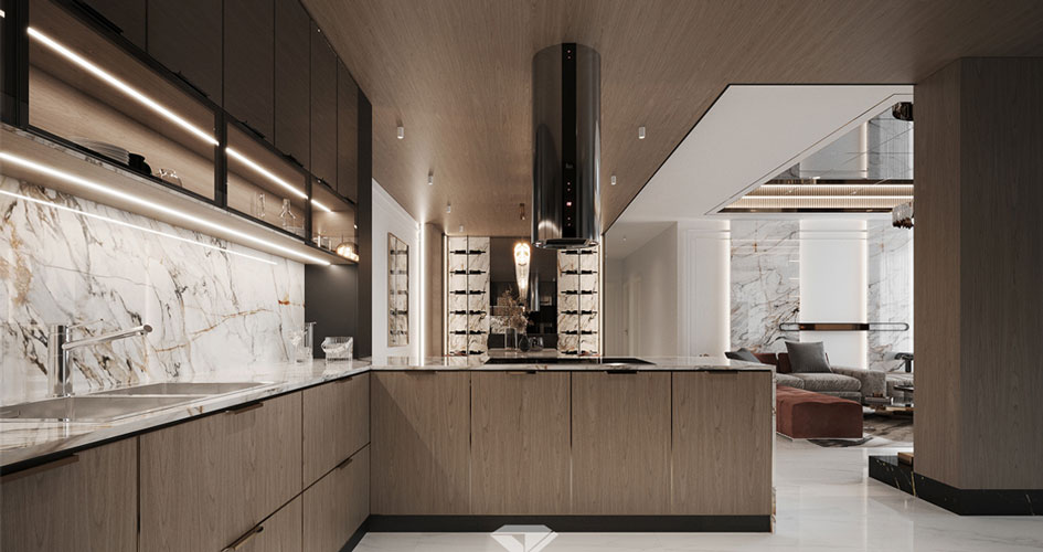 Ấn tượng mẫu thiết kế nội thất căn hộ 200m2 BRG Diamond Residence 1 Mẫu thiết kế nội thất biệt thự BRG 200m2