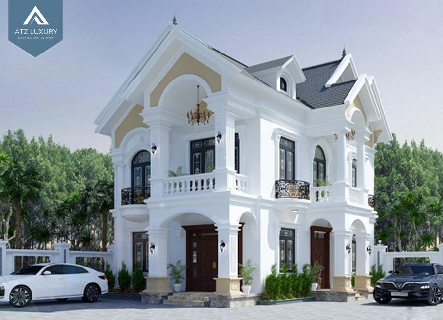 Biệt thự 2 tầng mái Thái