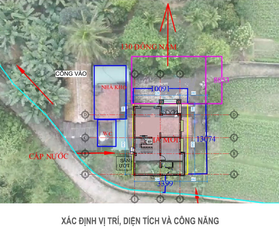Biệt thự 2 tầng mái Thái