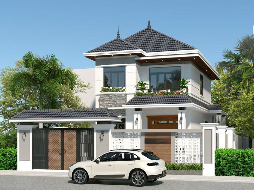 Dự toán chi phí xây biệt thự 2 tầng và cách tính cụ thể theo diện tích 9 giá xây biệt thự 2 tầng