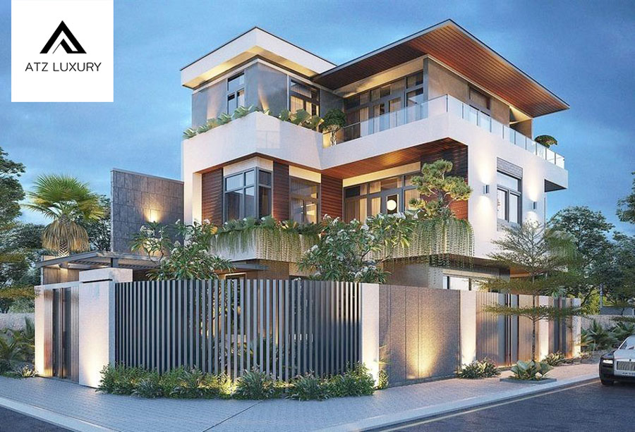 biệt thự 3 tầng 2 mặt tiền