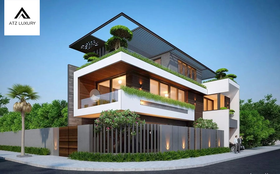 biệt thự 3 tầng 2 mặt tiền