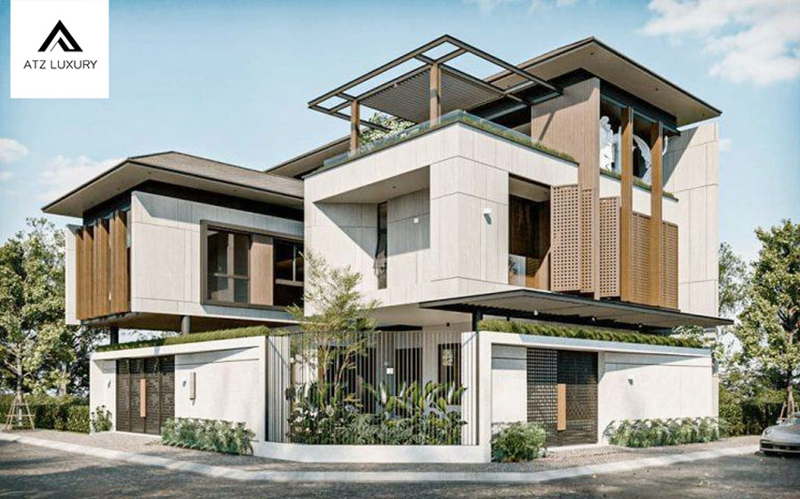 biệt thự 3 tầng 2 mặt tiền