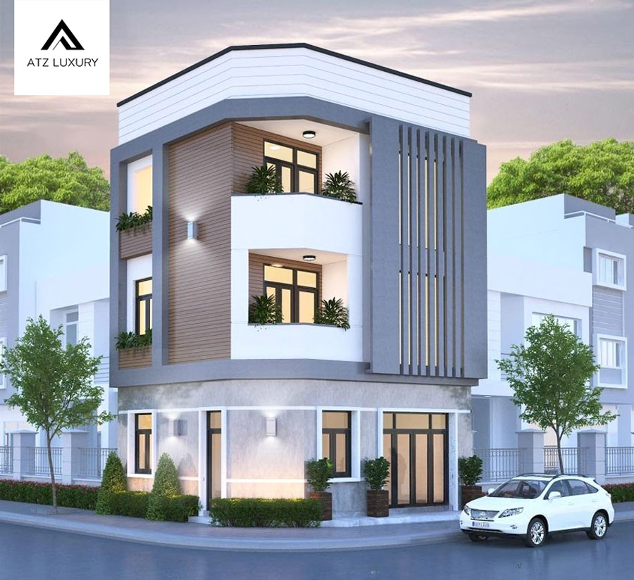 biệt thự 3 tầng 2 mặt tiền