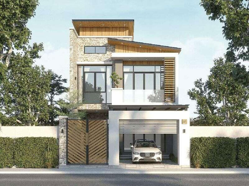 Biệt thự 2 tầng mặt tiền 7m