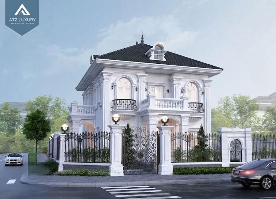 biệt thự 2 tầng mặt tiền 9m