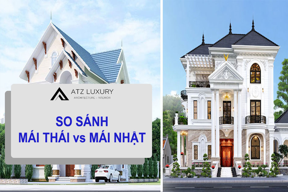 So sánh mái Thái và mái Nhật ưu nhược điểm và chi phí xây dựng