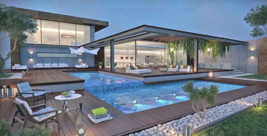 thiết kế biệt thự 1 tầng 200m2 đẹp