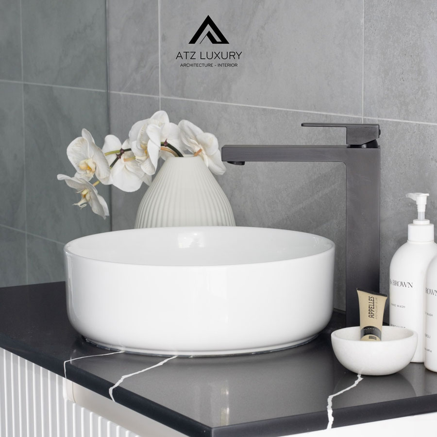 Mẫu thiết kế biệt thự 8x20m hiện đại đẹp 9 Nội thất phòng tắm và WC