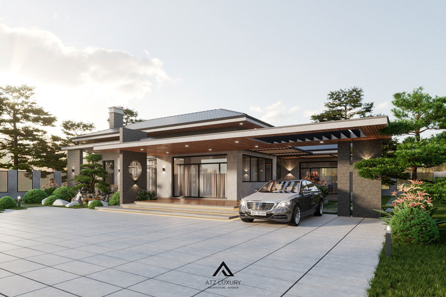 Thiết kế biệt thự nhà vườn 150m2 đẹp
