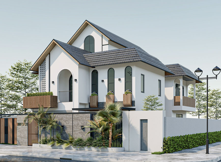 Mẫu biệt thự nhà vườn 150m2
