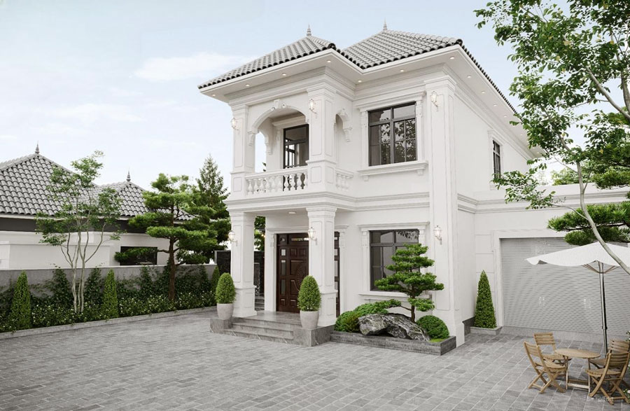 Thiết kế biệt thự nhà vườn 150m2