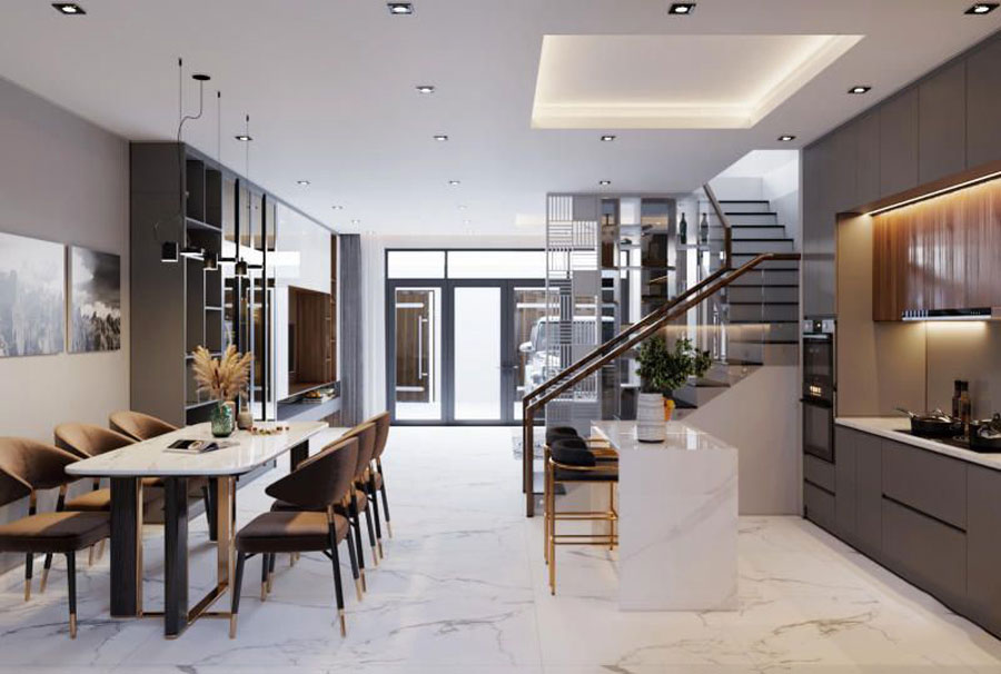 20+ Mẫu thiết kế biệt thự 7x15m 2 tầng đẹp được ưa chuộng nhất 17 biệt thự 2 tầng 7x15m