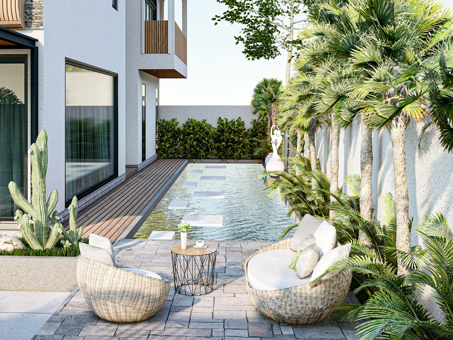 Biệt thự vườn 150m2