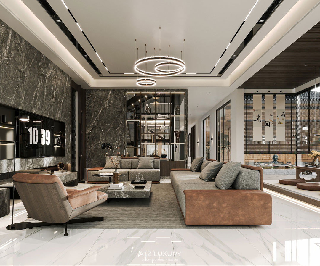 Nội thất phòng khách biệt thự - Thu Villa
