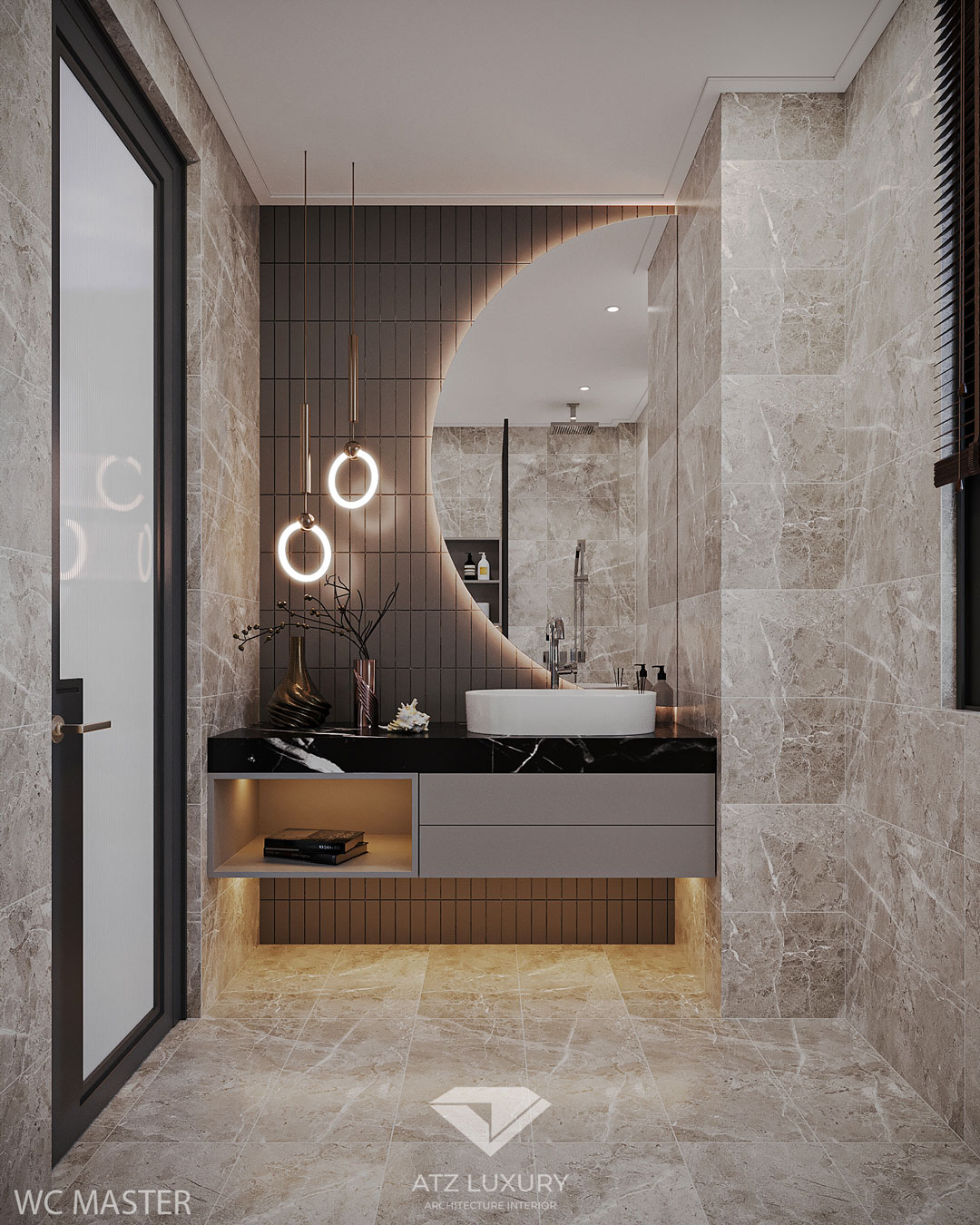 Nội thất phòng WC - Tùng Villa