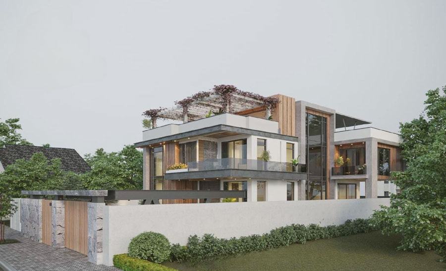 Mẫu biệt thự 2 tầng đẹp