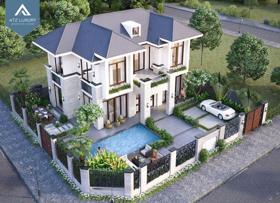 biệt thự 2 tầng 200m2