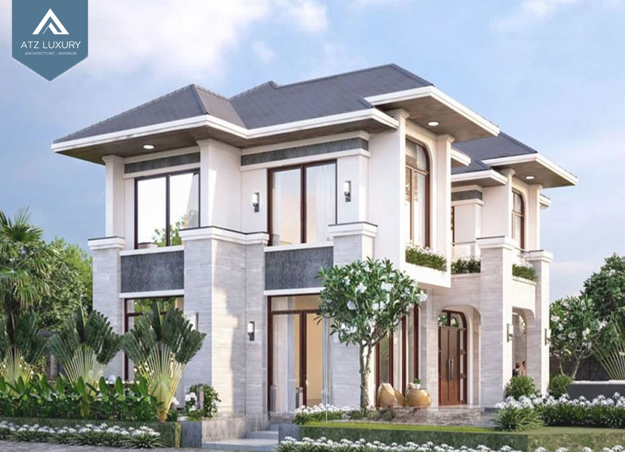 Mẫu biệt thự 2 tầng 200m2