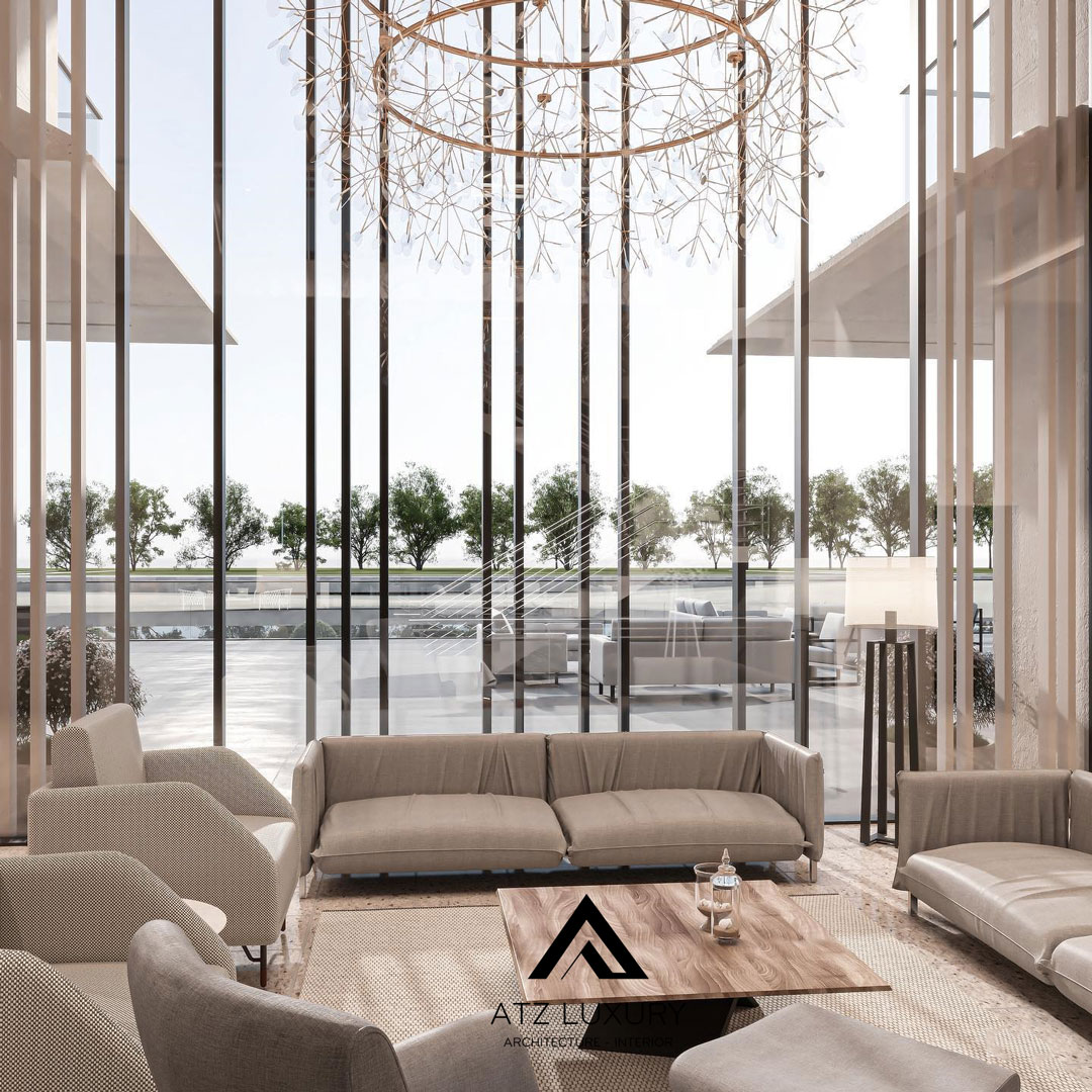 Mẫu biệt thự 350m2 2 tầng 1 lửng 4 phòng ngủ hiện đại 6 Mẫu biệt thự 350m2 2 tầng 1 lửng 4 phòng ngủ