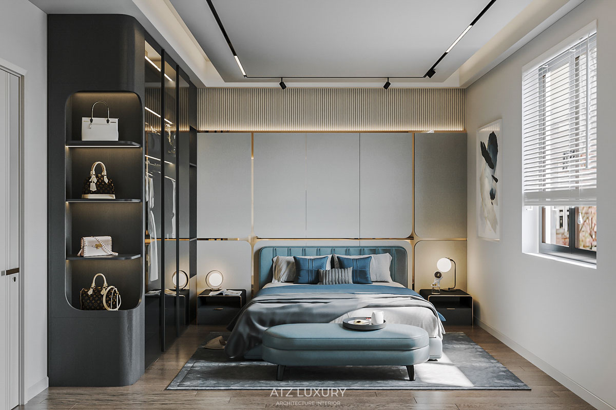 Mẫu thiết kế biệt thự nhà vườn 2 tầng mái Nhật hiện đại (CĐT: Chị Thu - Vĩnh Phúc) 16 Phòng ngủ đầy đủ tiện nghi