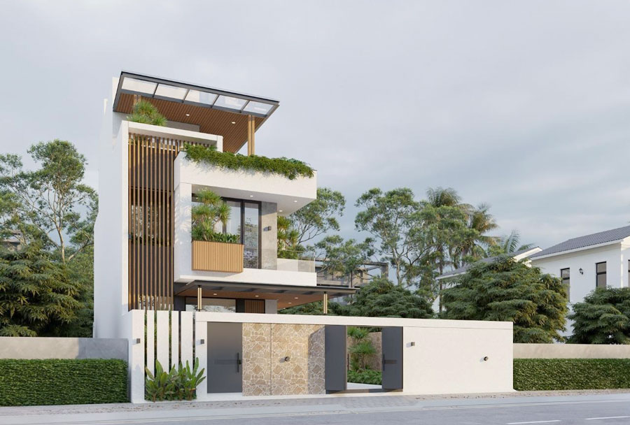 biệt thự mini 2 tầng 80m2