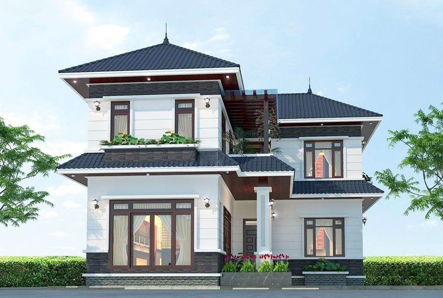biệt thự mini 2 tầng 80m2