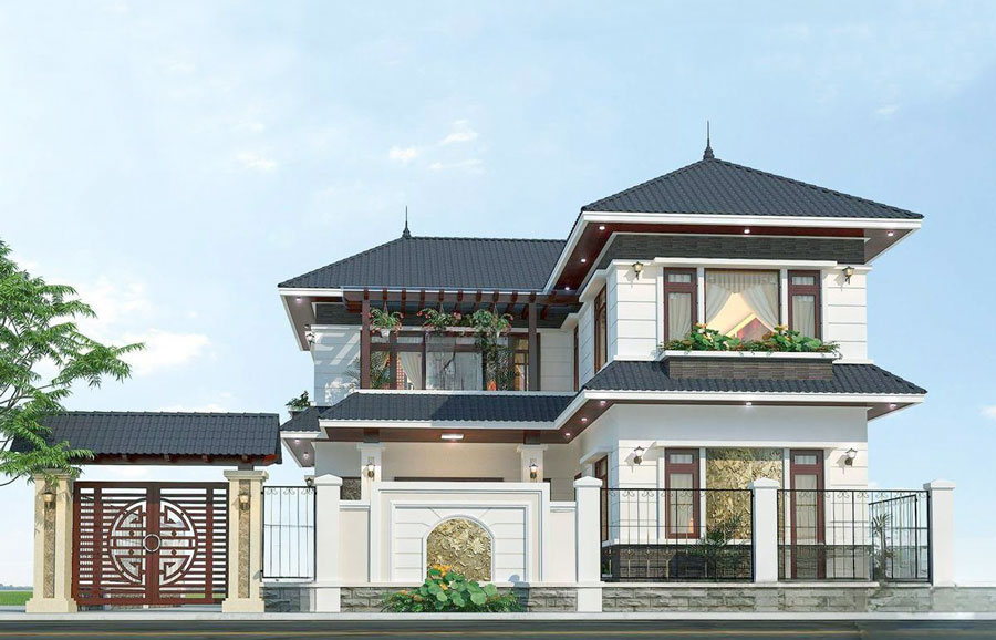 biệt thự mini 2 tầng 80m2