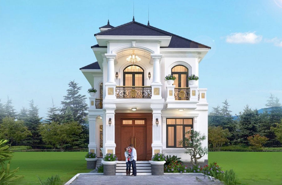biệt thự mini 2 tầng 80m2