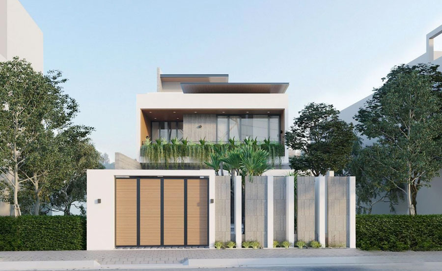 biệt thự mini 2 tầng 80m2