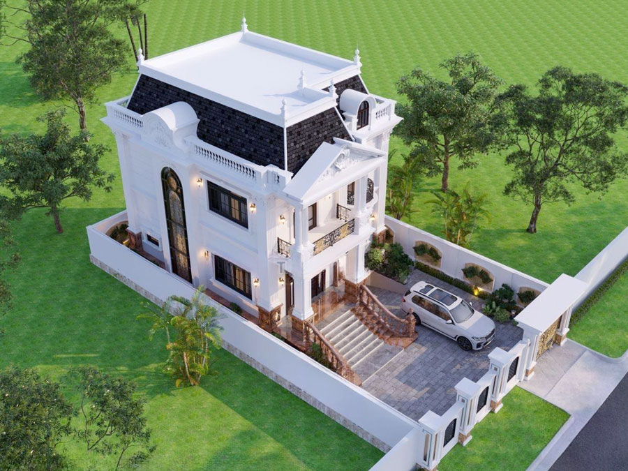 biệt thự mini 2 tầng 80m2
