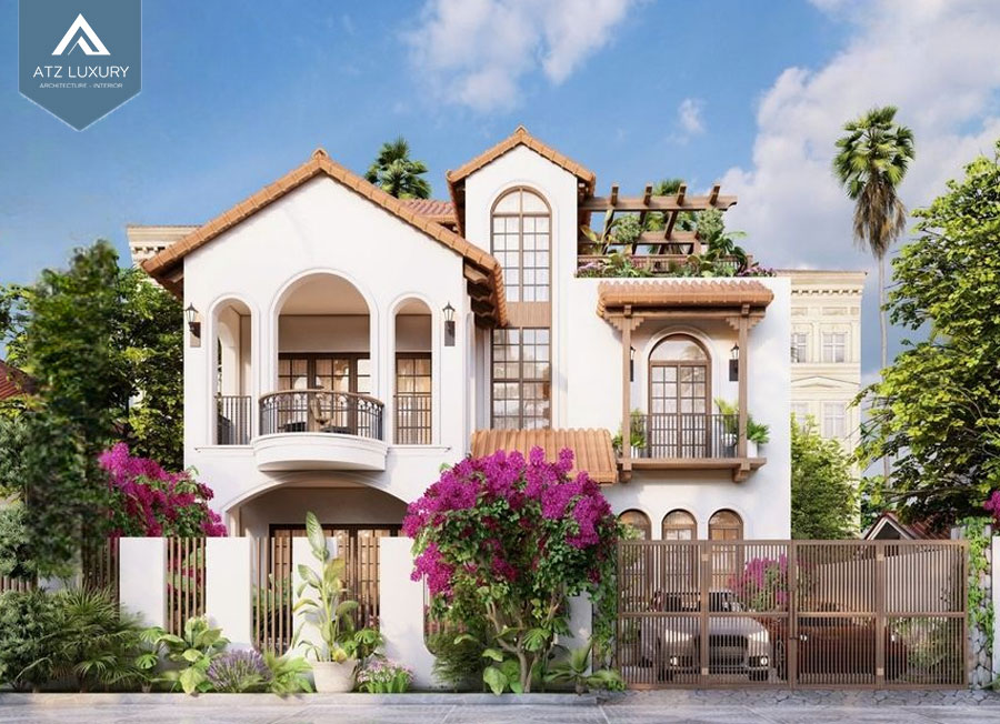 Mẫu biệt thự 2 tầng 200m2