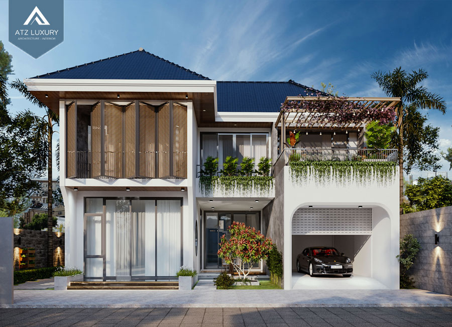 Thiết kế biệt thự 2 tầng 150m2