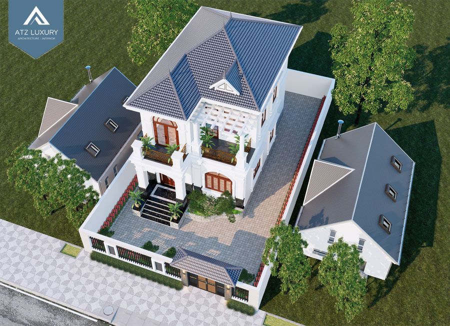 biệt thự mini 2 tầng 100m2