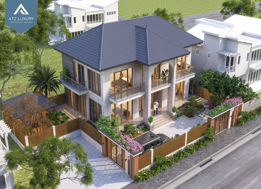 biệt thự mini 2 tầng 100m2
