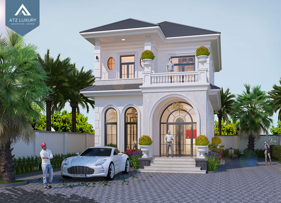 biệt thự mini 2 tầng 100m2