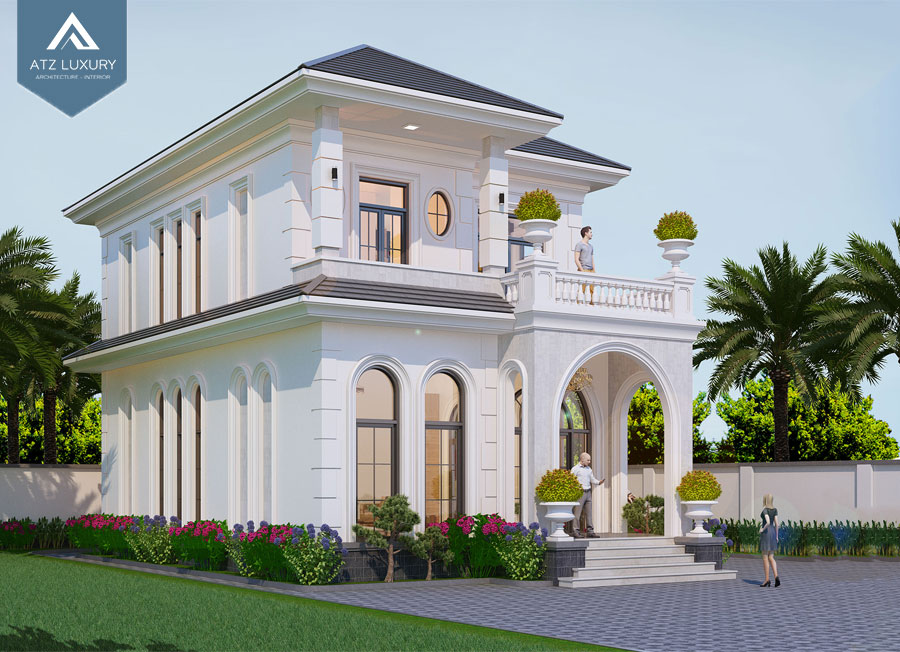 biệt thự mini 2 tầng 100m2