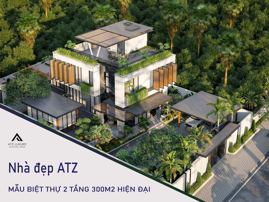 biệt thự 2 tầng 300m2