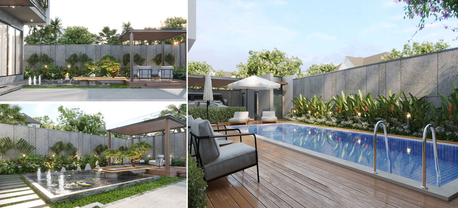 biệt thự 2 tầng 300m2