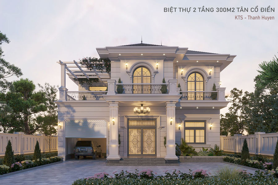 biệt thự 2 tầng 300m2