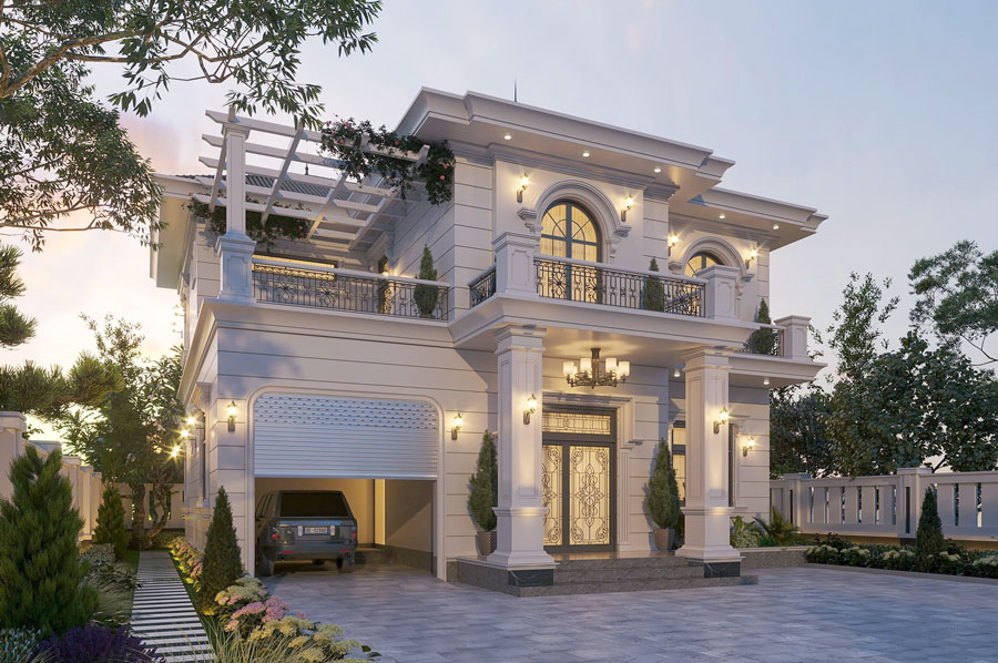 biệt thự 2 tầng 300m2