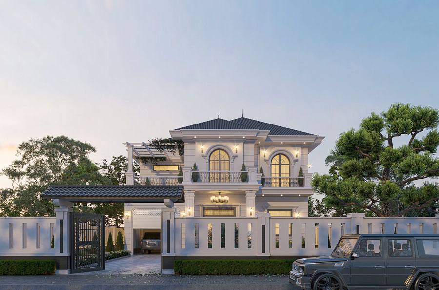 biệt thự 2 tầng 300m2